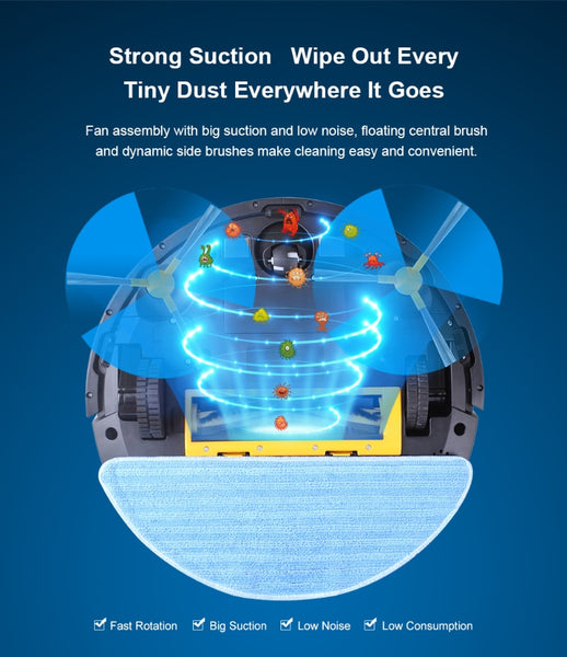 House Robot - Automatic Wet & Dry, Mop & Vacuum Cleaner